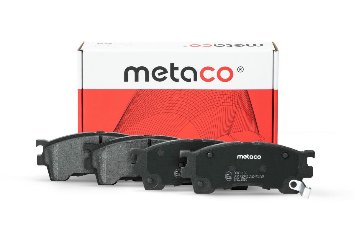 Колодки тормозные передние к-кт metaco 3000-133 preview 1