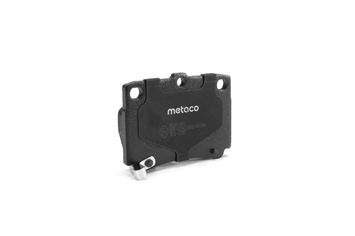 Колодки тормозные задние дисковые к-кт metaco 3010-020 preview 5