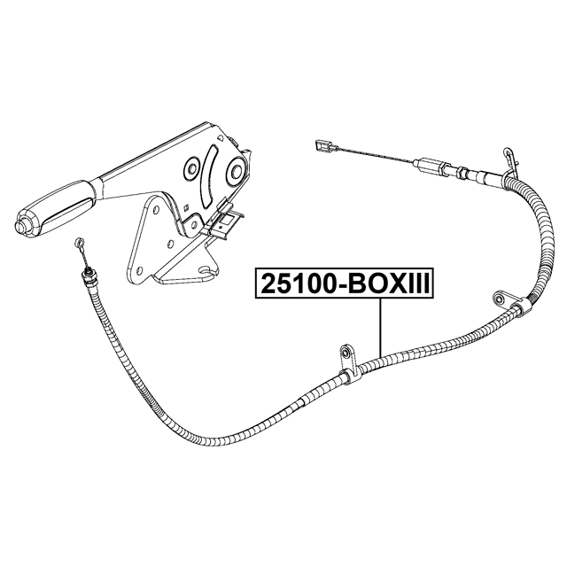 ТРОС РУЧНОГО ТОРМОЗА, шт preview 2