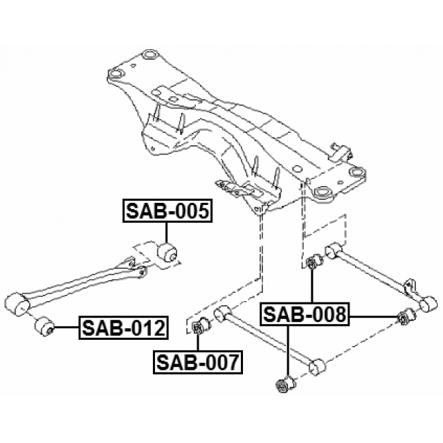 Сайлентблок заднего продольного рычага preview 2