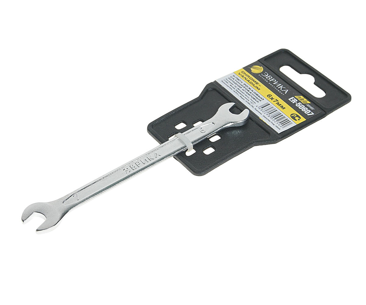 Ключ рожковый 6х7мм PRO ЭВРИКА preview 2