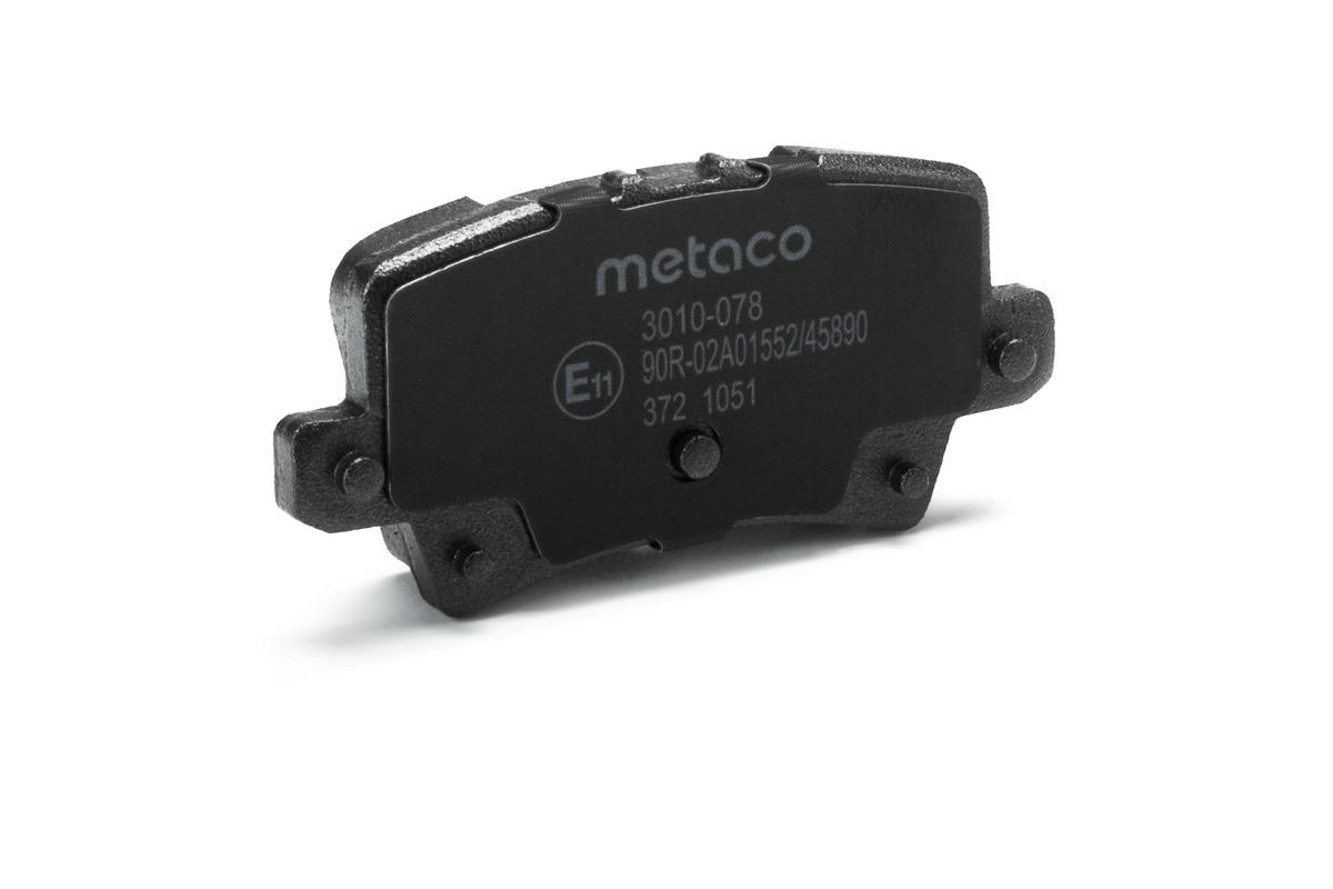Колодки тормозные задние дисковые к-кт metaco 3010-078 preview 2