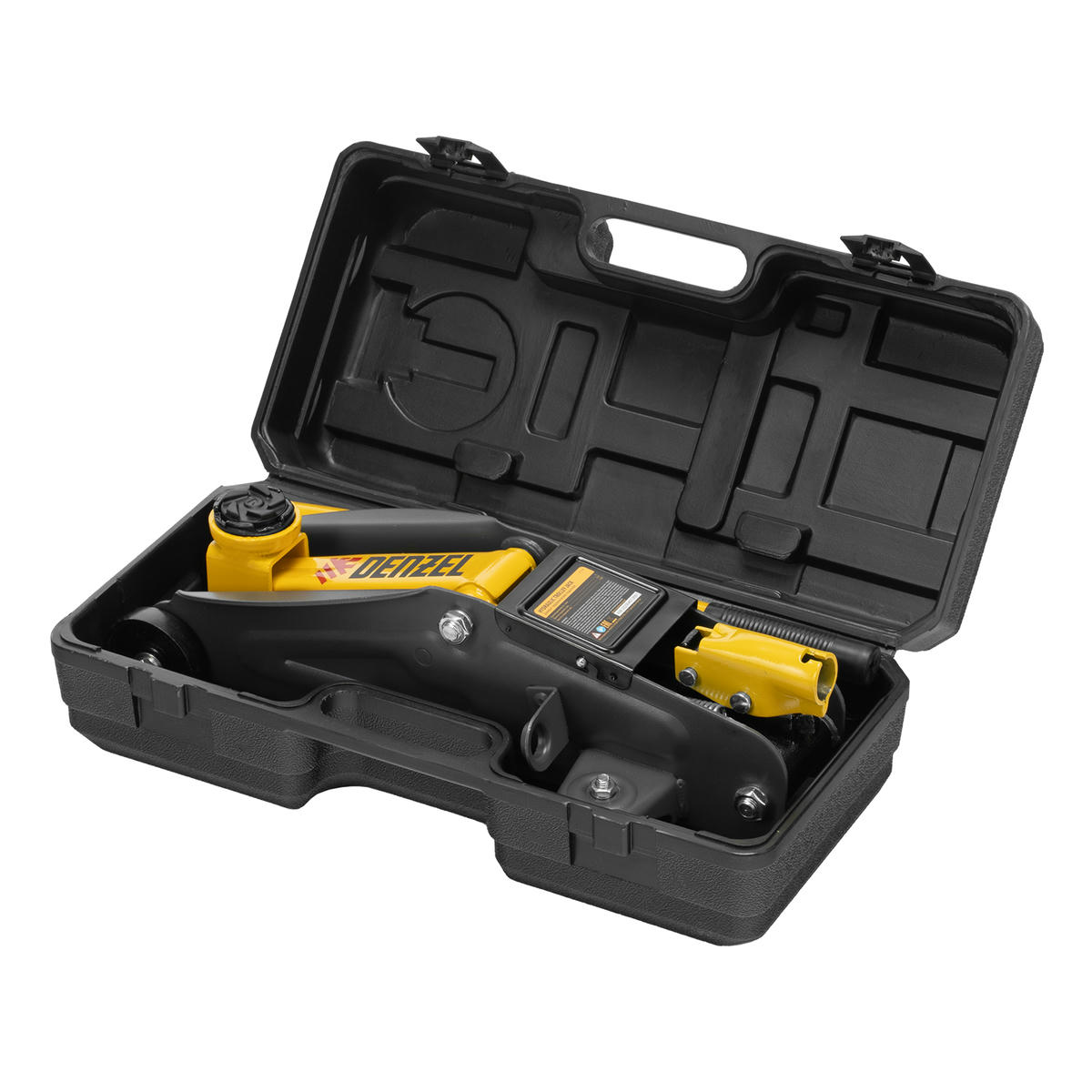 Домкрат подкатной гидравлический 2т 130-330мм с фиксатором (в кейсе) DENZEL preview 15