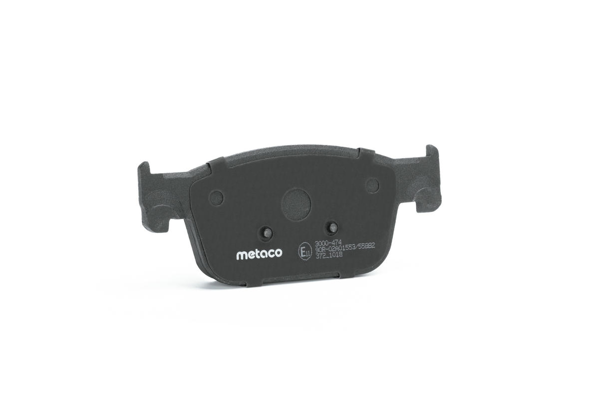 Колодки тормозные передние к-кт metaco 3000-474 preview 3