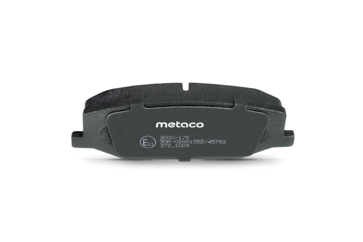 Колодки тормозные передние к-кт metaco 3000-175 preview 4