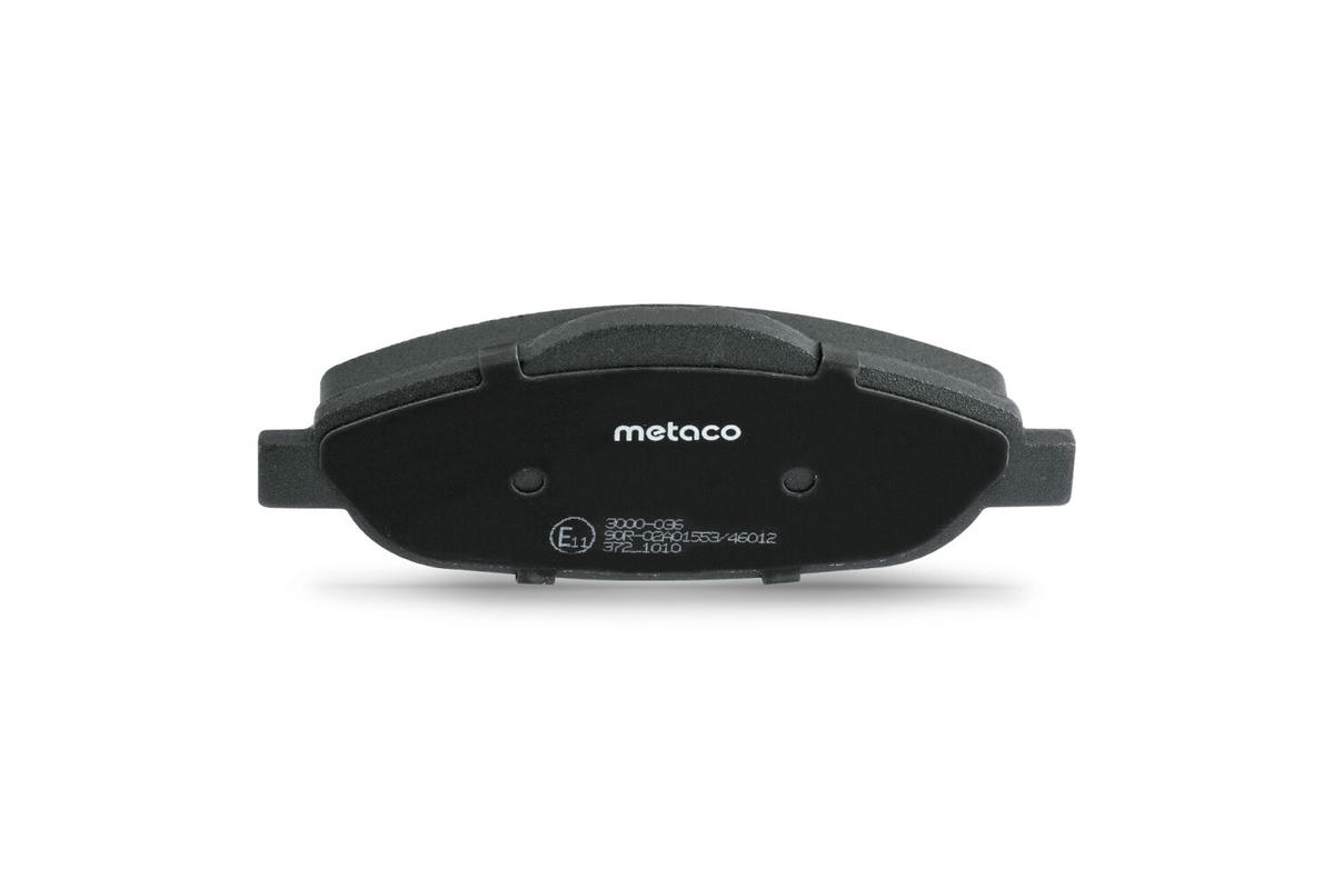Колодки тормозные передние к-кт metaco 3000-036 preview 4