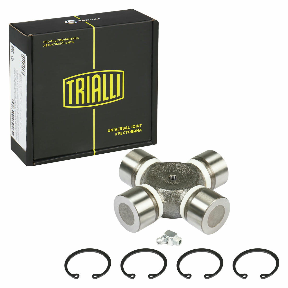 CC 655_крестовина кардана! 34,95х106,3 со стопорными кольцами RVI Premium preview 1