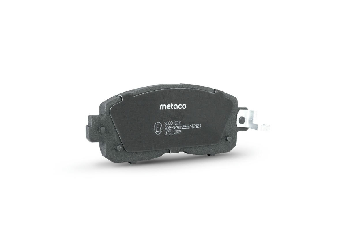 Колодки тормозные передние к-кт metaco 3000-212 preview 2