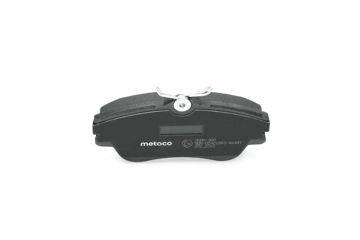 Колодки тормозные передние к-кт metaco 3000-360 preview 4