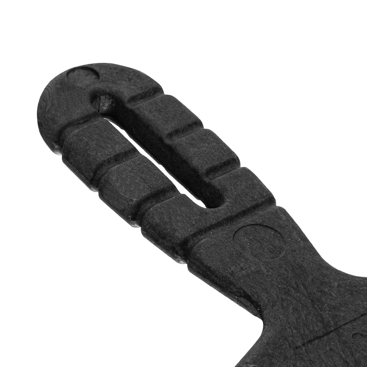 Шпатель из нержавеющей стали 100мм, зуб 4х4мм, пласт. ручка СИБРТЕХ preview 4