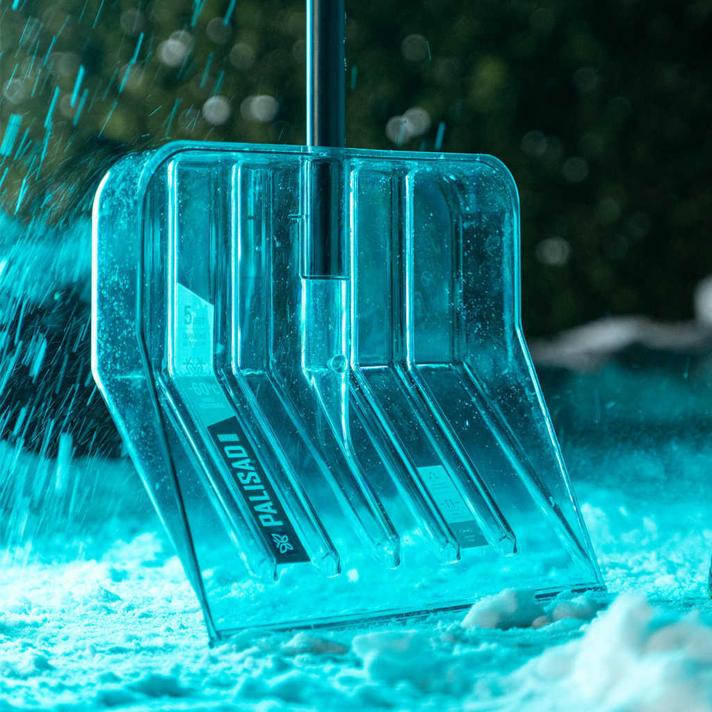 Лопата снеговая поликарбонат 400х400х1380мм СВЕРХПРОЧНАЯ , алюм. черенок, luxe PALISAD preview 8