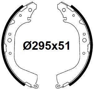 Колодки барабанные к-кт TRIALLI GF 4565 preview 3