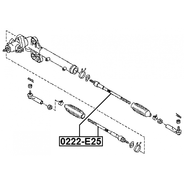 Тяга рулевая 0222-E25 preview 2