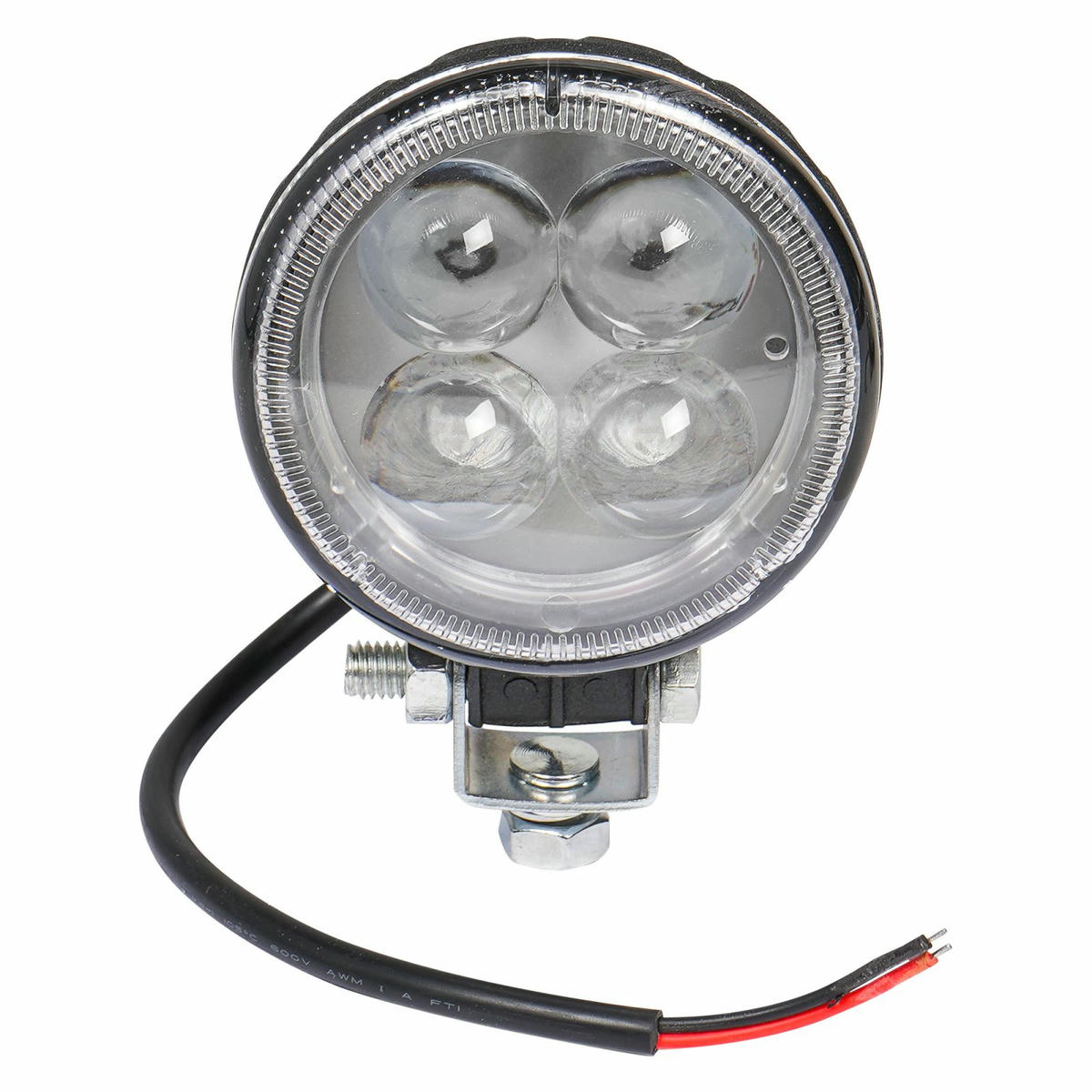 Фара светодиодная круглая, 4 LED направленный свет, 12W (83х83х51) 12/24V (ALED003) preview 2