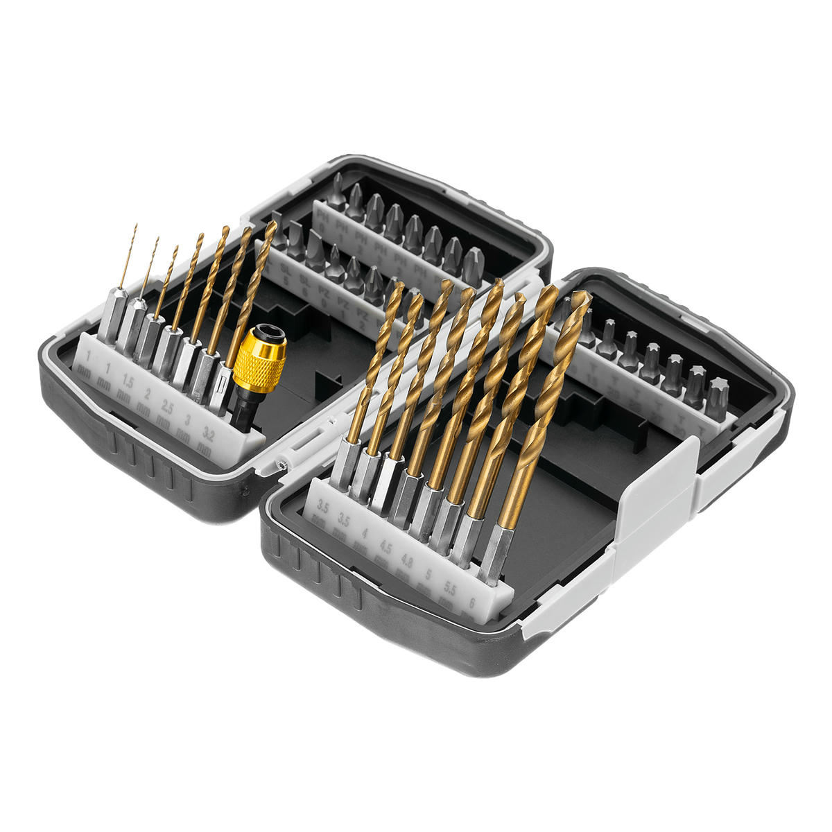 Набор бит и сверл, магнитный адаптер MATRIX (пласт. бокс) 40пр preview 3