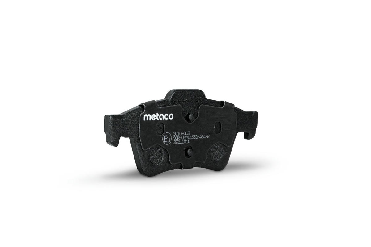 Колодки тормозные задние дисковые к-кт metaco 3010-003 preview 3