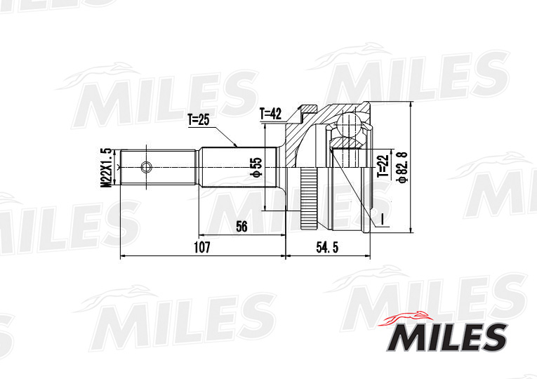 ШРУС наружный передний MILES GA20291 preview 1