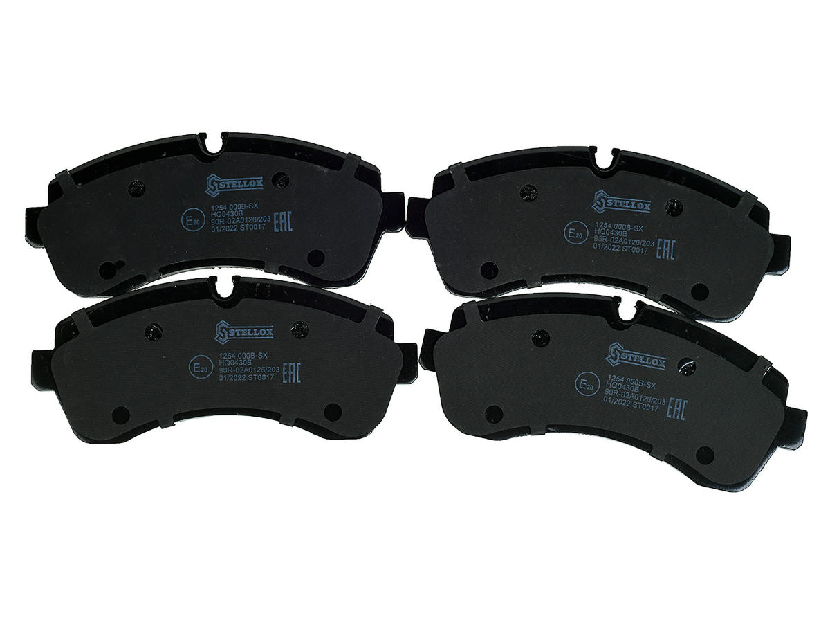 1254 000B-SX_колодки дисковые передние! MB Sprinter 509CDi-518CDi, VW Crafter 30-50 2.5TDi 06> preview 6