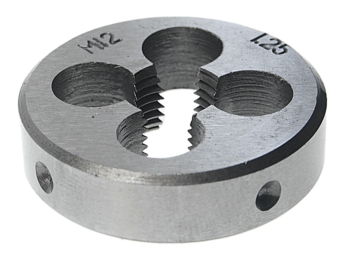 Плашка M12x1,25-o38мм, в пластиковом футляреЭВРИКА preview 1