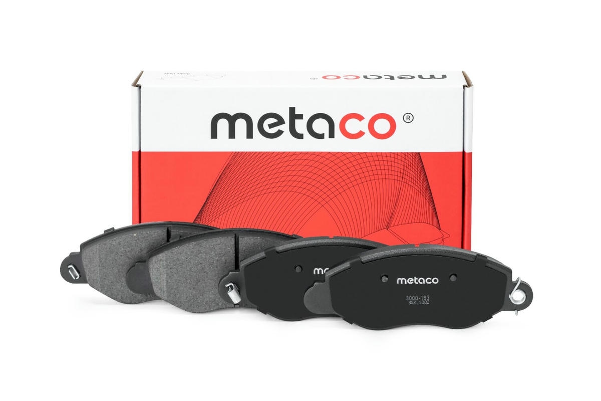 Колодки тормозные передние к-кт metaco 3000-163 preview 1 Колодки тормозные передние к-кт metaco 3000-163 preview 1
