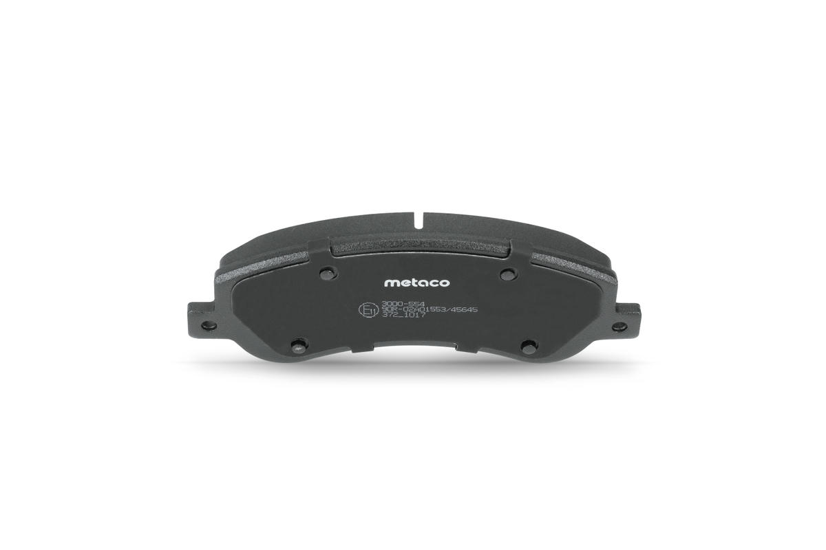 Колодки тормозные передние к-кт metaco 3000-554 preview 4