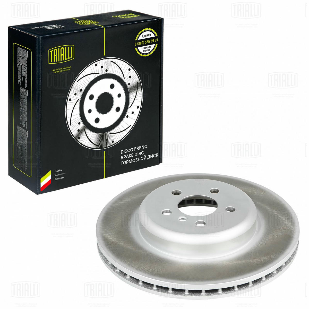Диск торм. для а/м BMW 5 (G30) (18-)/X3 (G01) (17-)/X4 (G02) (18-) перед. d=348 (окраш) (DF 190438) preview 1
