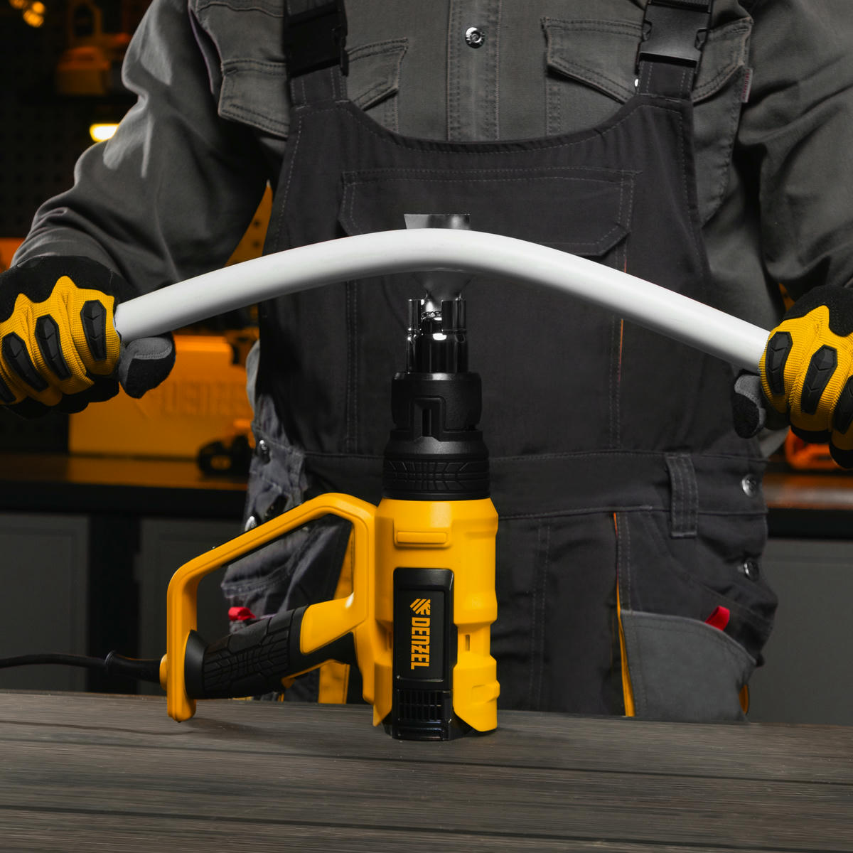 DENZEL 28005 Фен технический HG-2000M, 2000 Вт, 3 режима preview 1