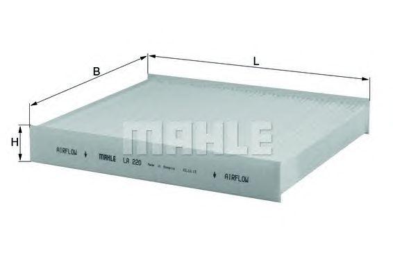 Фильтр салона KNECHT LA 220 preview 1