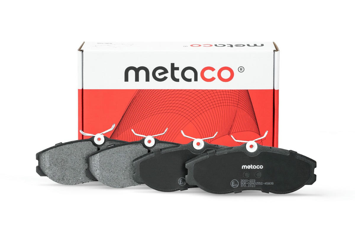 Колодки тормозные передние к-кт metaco 3000-223 preview 1