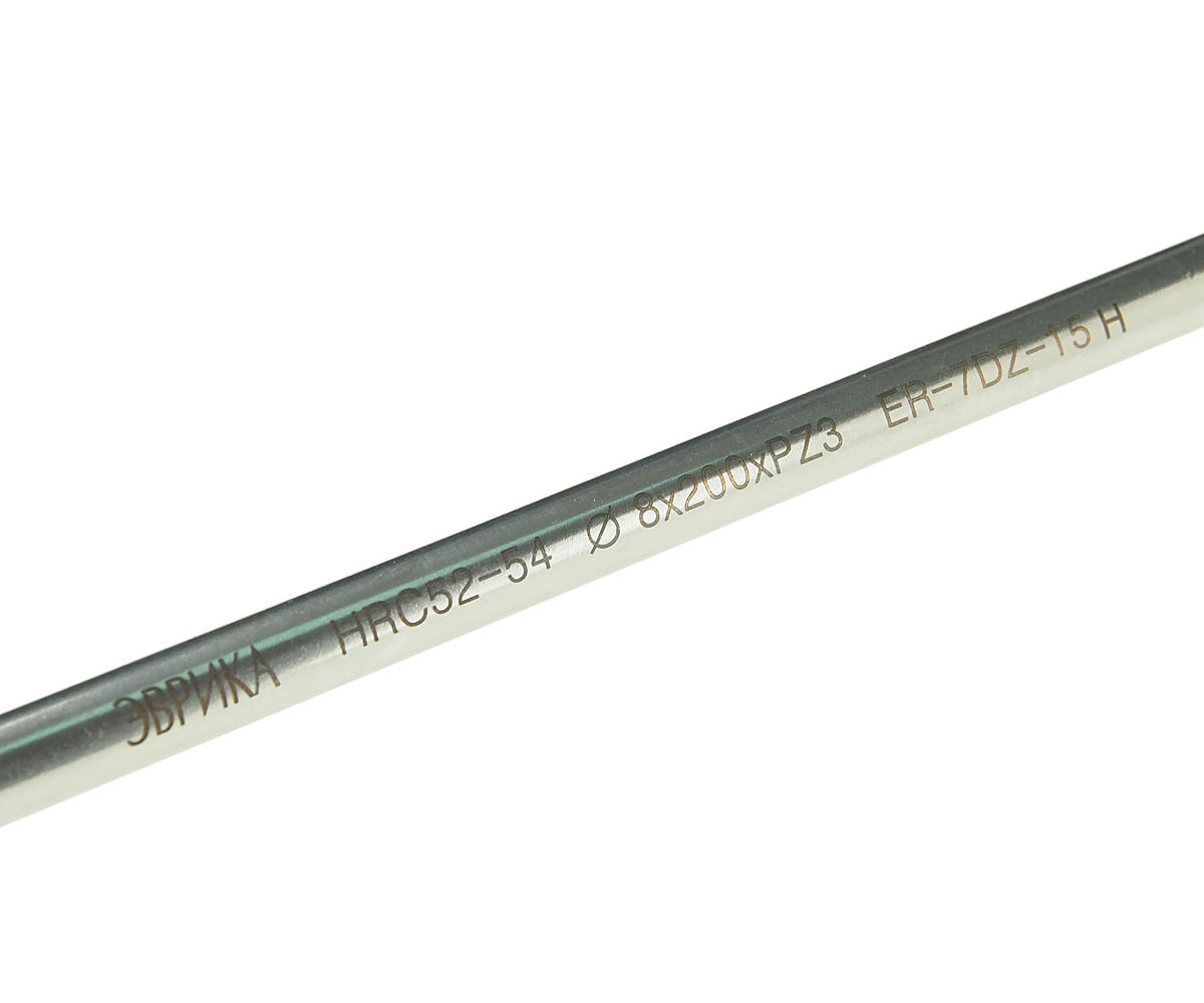 Отвертка крестовая ЭВРИКА PZ3 8х200мм с противоскользящей ручкой preview 1