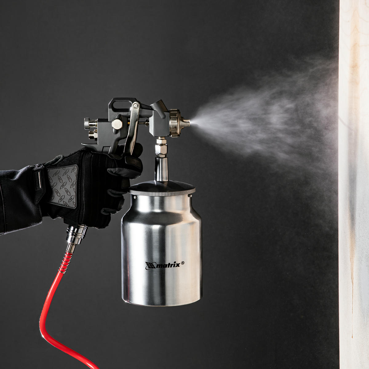 Краскопульт MATRIX c нижним бачком 1л (сопла 1.2, 1.5, 1.8мм) preview 13