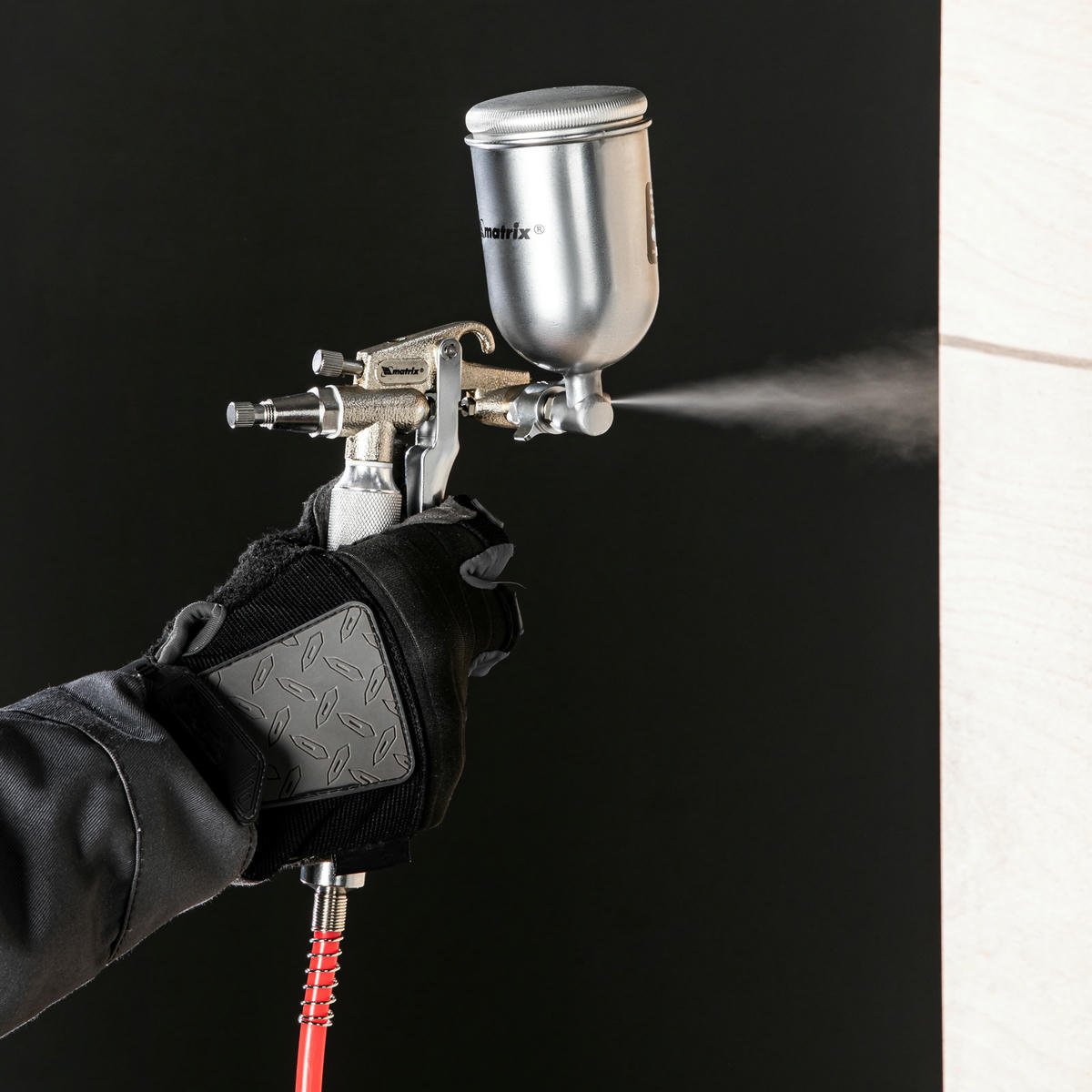 Краскопульт MATRIX для финишных работ с верхним бачком 0,1л (сопла 0.5мм) preview 11