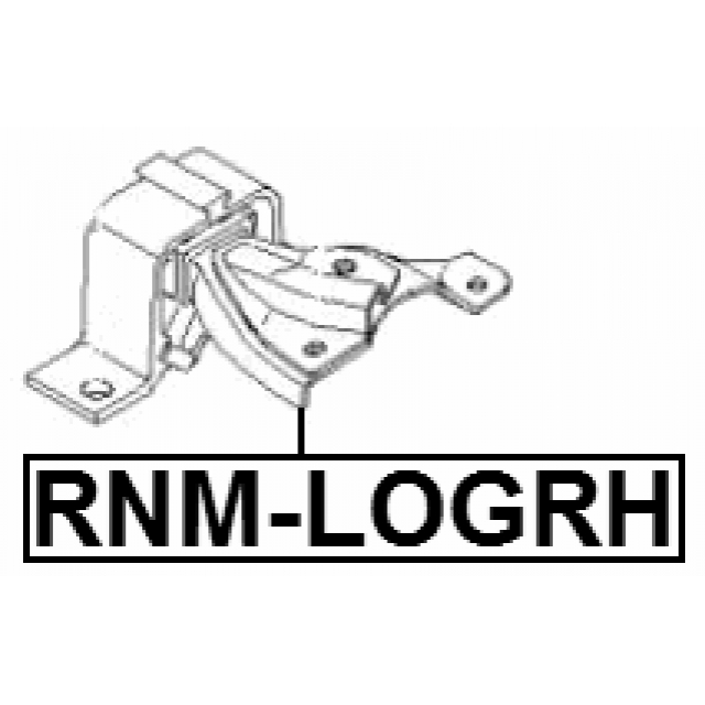 Опора двигателя задняя FEBEST RNM-LOGRH preview 2