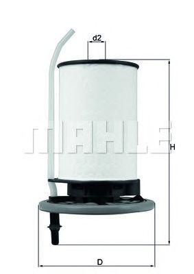 Фильтр топливный MAHLE KX 398 preview 1