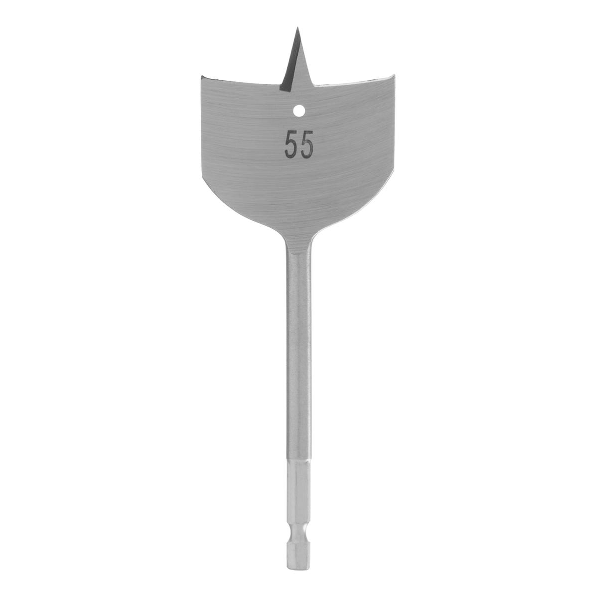 Сверло по дереву перовое 55мм 6-гранный хвостовик MATRIX preview 1