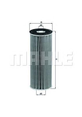 Фильтр масляный MAHLE OX 133 D preview 1