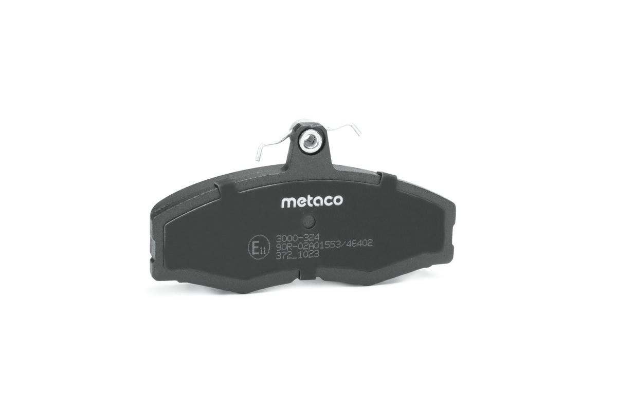 Колодки тормозные передние к-кт metaco 3000-324 preview 2