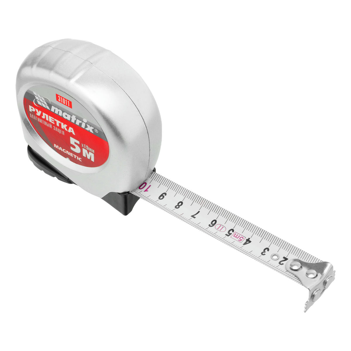 Рулетка 5м х 19мм, магнитный зацеп MATRIX preview 3