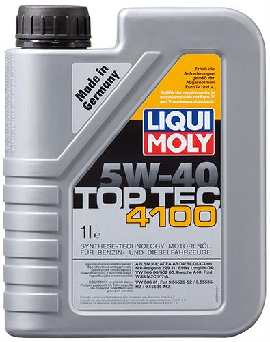 Масло моторное LIQUI MOLY TOP TEC 4100 HC 5W40 синт. 1л preview 1