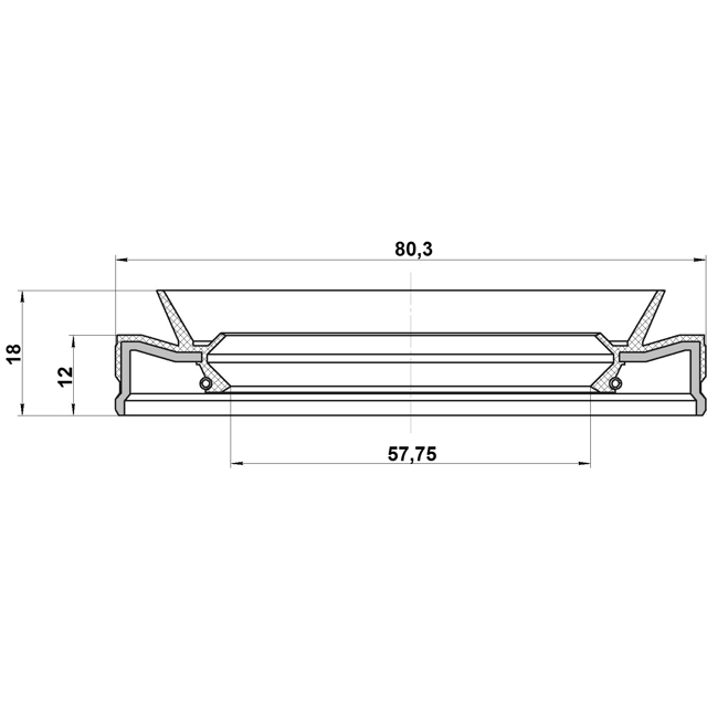 95HEY-59801218R_сальник раздаточной коробки! Nissan X-Trail T30/T31 01> preview 2