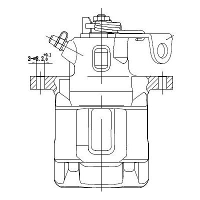Суппорт торм. для а/м Skoda Octavia (96-)/VW Golf IV (97-) зад. лев. d=38мм TRIALLI CF 182009 preview 4