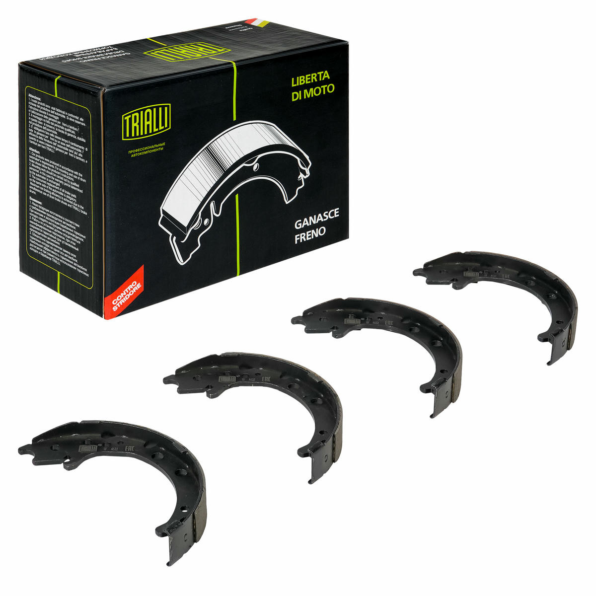 Колодки торм. для а/м Honda CR-V (02-)/CR-V (06-)/CR-V (12-) барабан. ст. торм. 198x35 (GF 4632) preview 1