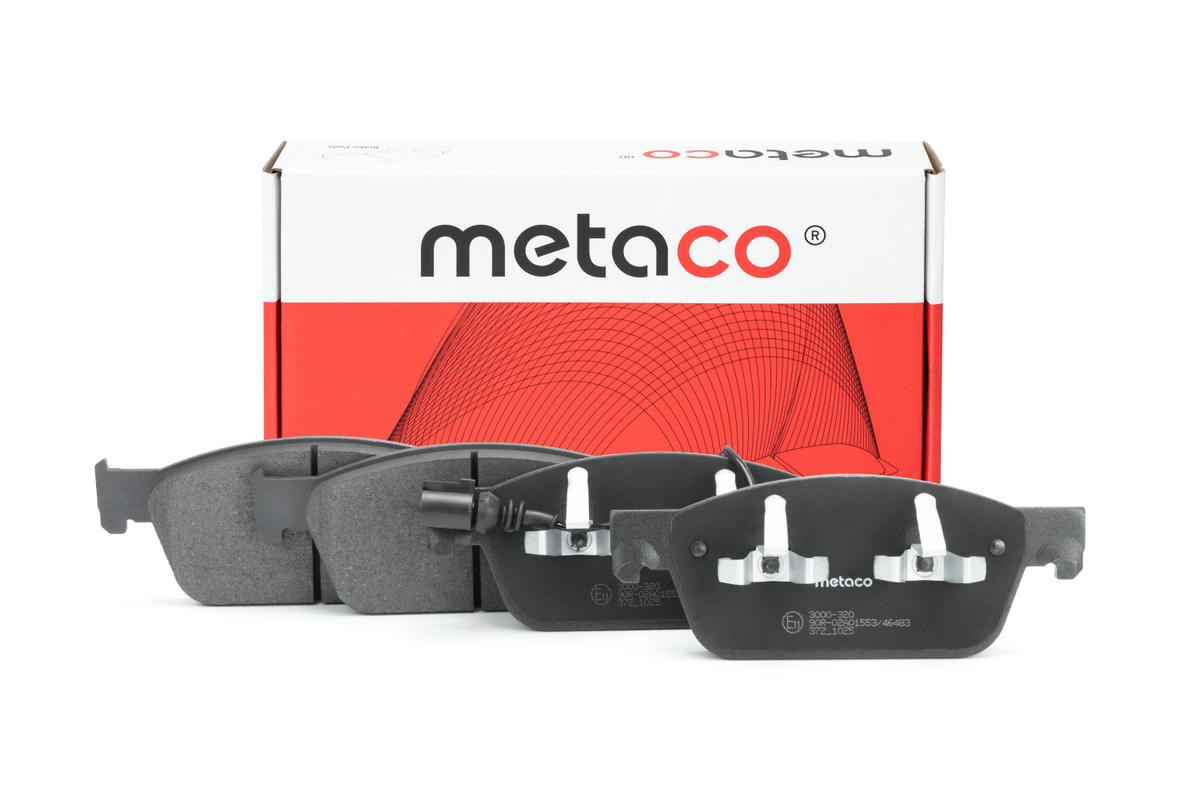Колодки тормозные передние к-кт metaco 3000-320 preview 1