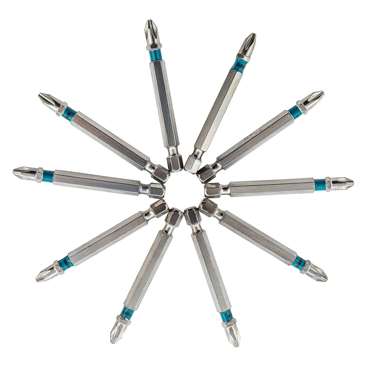 Набор бит PH2х70 сталь S2, (10шт) GROSS preview 1