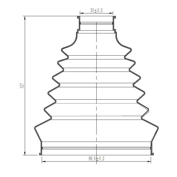 Пыльник ШРУСа TRIALLI FG 0505 preview 3