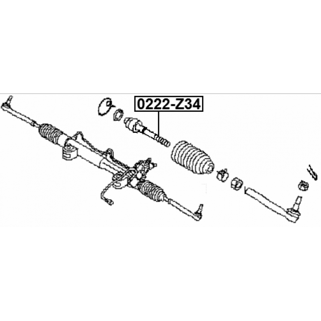 0222-Z34_тяга рулевая! Nissan 370 Z 3.7i 08-12 preview 2