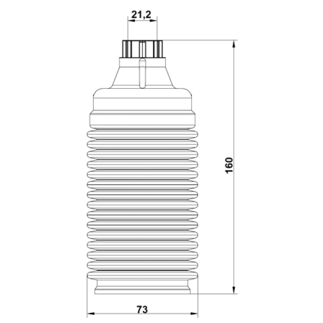 Пыльник амортизатора FEBEST SBSHB-B13R-KIT preview 2