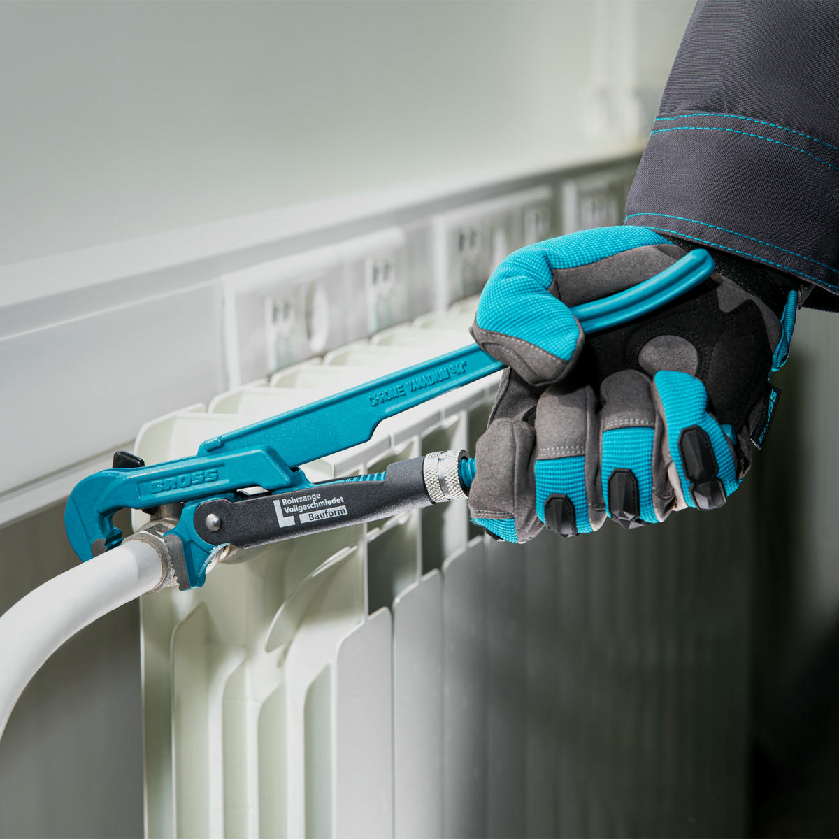 Ключ трубный рычажный №0" 3/4" цельнокованый тип "L" GROSS preview 6