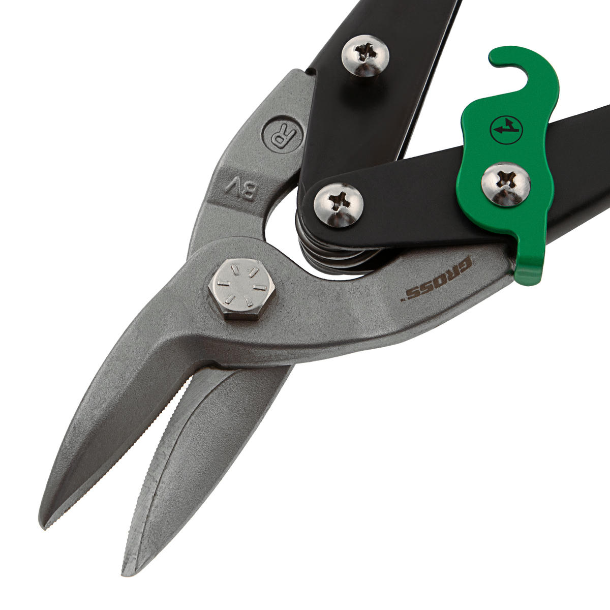 Ножницы по металлу PIRANHA 250мм прямой и правой резки GROSS preview 3