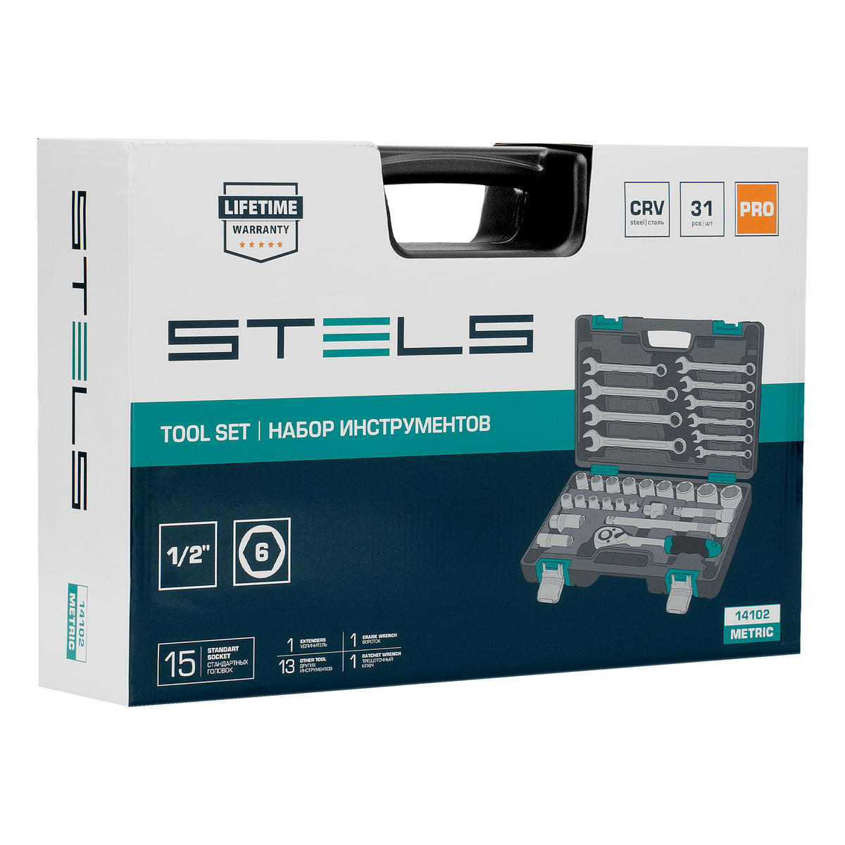 Набор инструмента 1/2" кейс 31пр. STELS preview 13